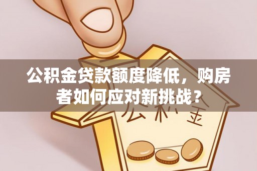 阿拉善左旗公积金贷款额度降低，购房者如何应对新挑战？
