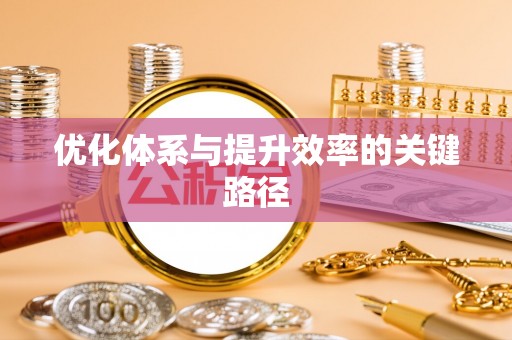 阿拉善左旗优化体系与提升效率的关键路径