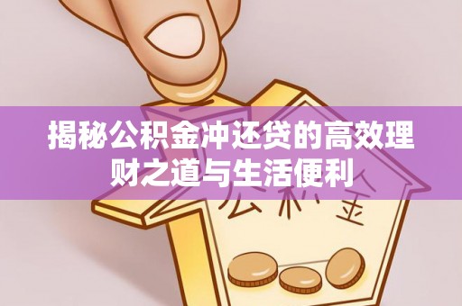 阿拉善左旗揭秘公积金冲还贷的高效理财之道与生活便利