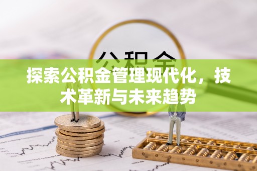 阿拉善左旗探索公积金管理现代化，技术革新与未来趋势