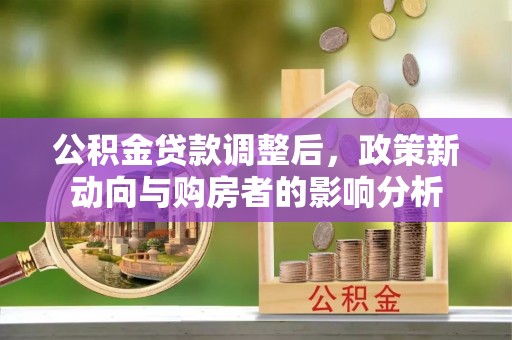 阿拉善左旗公积金贷款调整后，政策新动向与购房者的影响分析
