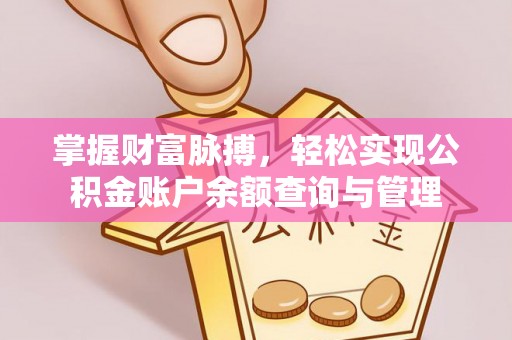 阿拉善左旗掌握财富脉搏，轻松实现公积金账户余额查询与管理