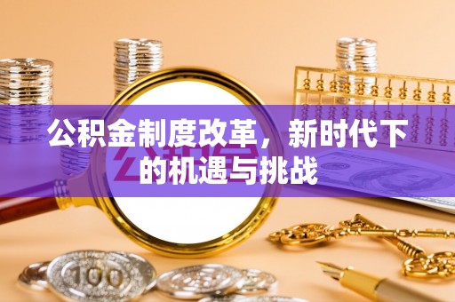 阿拉善左旗公积金制度改革，新时代下的机遇与挑战
