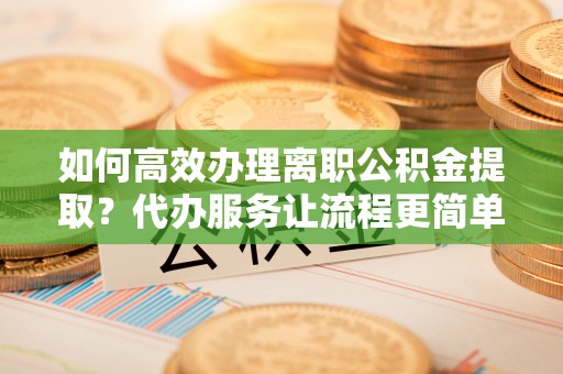 阿拉善左旗如何高效办理离职公积金提取？代办服务让流程更简单