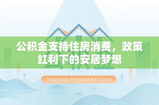 阿拉善左旗公积金支持住房消费，政策红利下的安居梦想