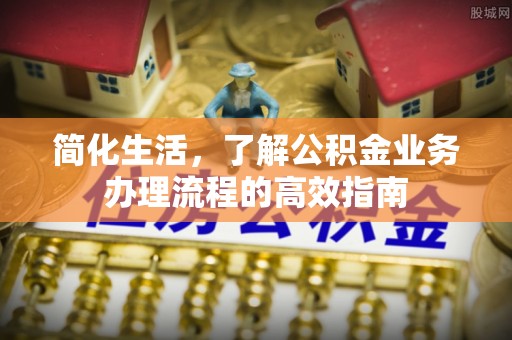 阿拉善左旗简化生活，了解公积金业务办理流程的高效指南