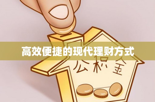 阿拉善左旗高效便捷的现代理财方式