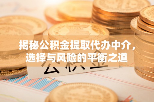 阿拉善左旗揭秘公积金提取代办中介，选择与风险的平衡之道