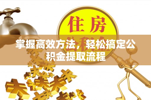 阿拉善左旗掌握高效方法，轻松搞定公积金提取流程