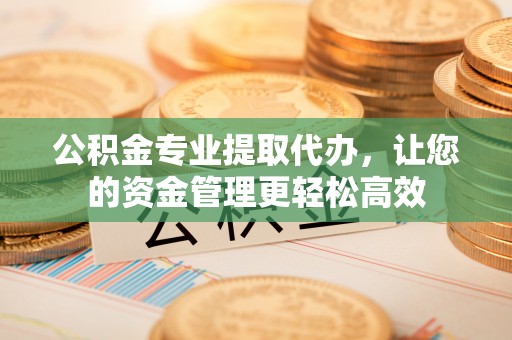 阿拉善左旗公积金专业提取代办，让您的资金管理更轻松高效