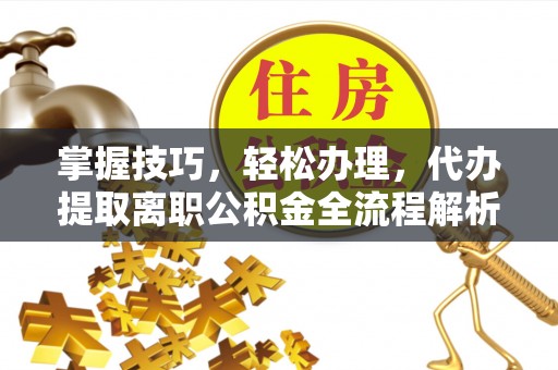 阿拉善左旗掌握技巧，轻松办理，代办提取离职公积金全流程解析