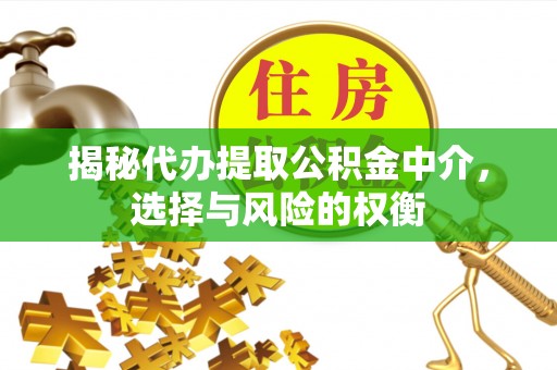 阿拉善左旗揭秘代办提取公积金中介，选择与风险的权衡