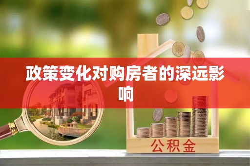 阿拉善左旗政策变化对购房者的深远影响