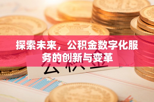 阿拉善左旗探索未来，公积金数字化服务的创新与变革