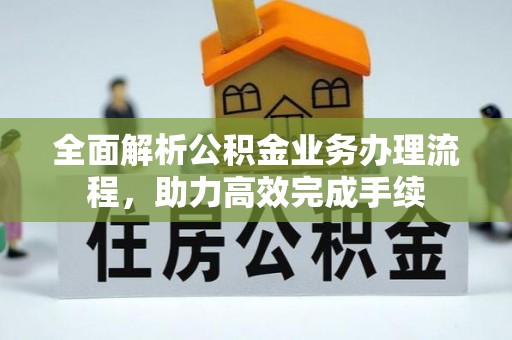 阿拉善左旗全面解析公积金业务办理流程，助力高效完成手续