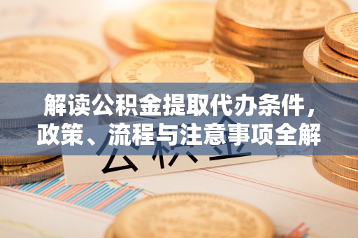 阿拉善左旗解读公积金提取代办条件，政策、流程与注意事项全解析