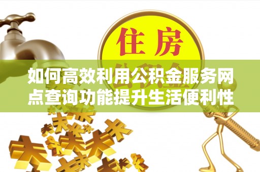 阿拉善左旗如何高效利用公积金服务网点查询功能提升生活便利性