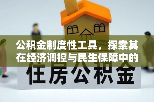 阿拉善左旗公积金制度性工具，探索其在经济调控与民生保障中的重要作用
