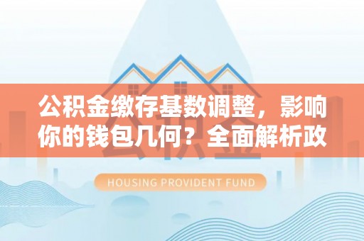 阿拉善左旗公积金缴存基数调整，影响你的钱包几何？全面解析政策与实际收益