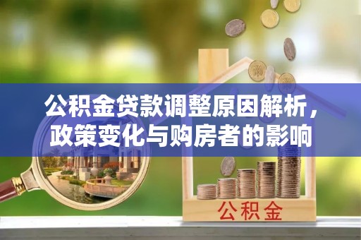 阿拉善左旗公积金贷款调整原因解析，政策变化与购房者的影响