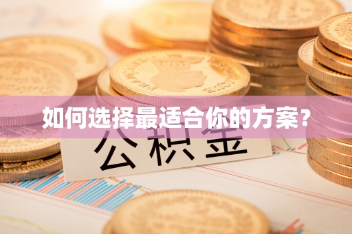 阿拉善左旗如何选择最适合你的方案？