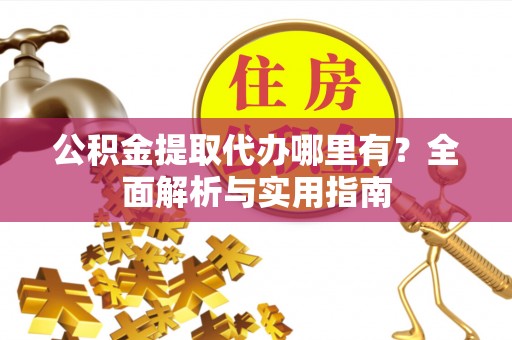 阿拉善左旗公积金提取代办哪里有？全面解析与实用指南