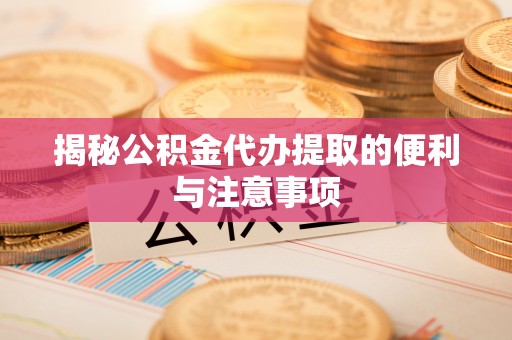 阿拉善左旗揭秘公积金代办提取的便利与注意事项