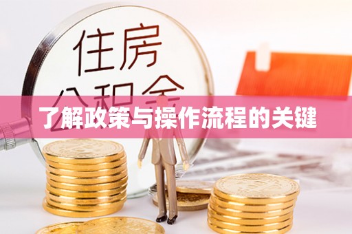 阿拉善左旗了解政策与操作流程的关键