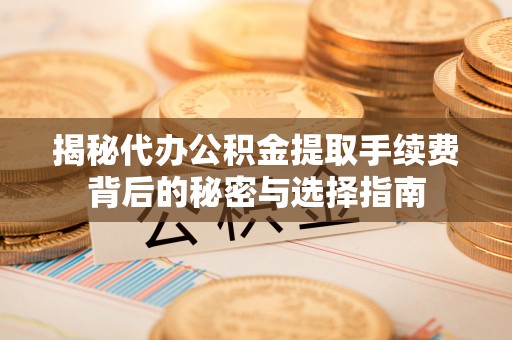 阿拉善左旗揭秘代办公积金提取手续费背后的秘密与选择指南