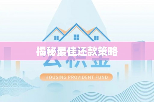 阿拉善左旗揭秘最佳还款策略